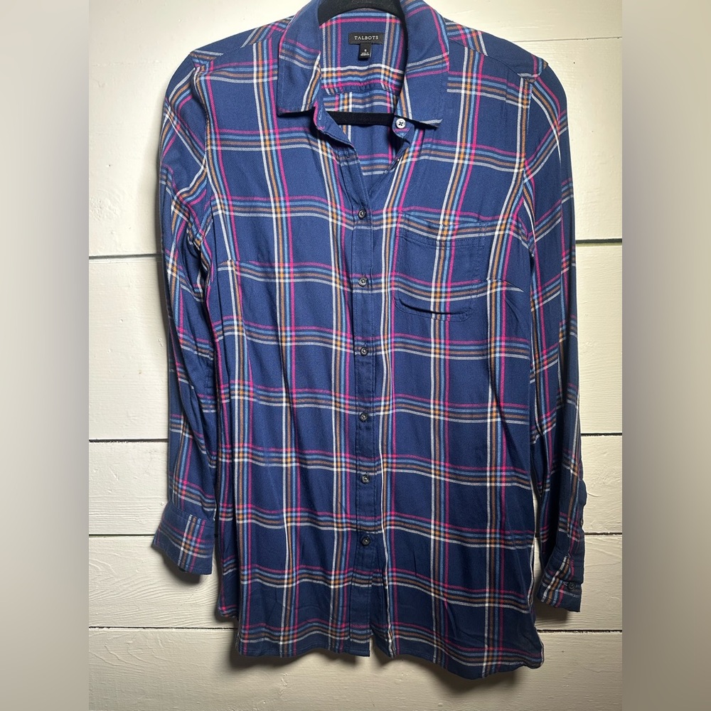 Talbots Multicolor Plaid Shirt